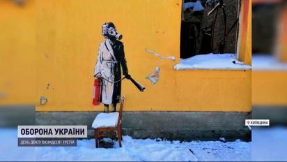 Роботи Бенксі в Україні знову в світових ЗМІ, але тепер із негативним "присмаком"
