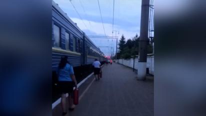 В Одеській області на ходу загорівся пасажирський потяг