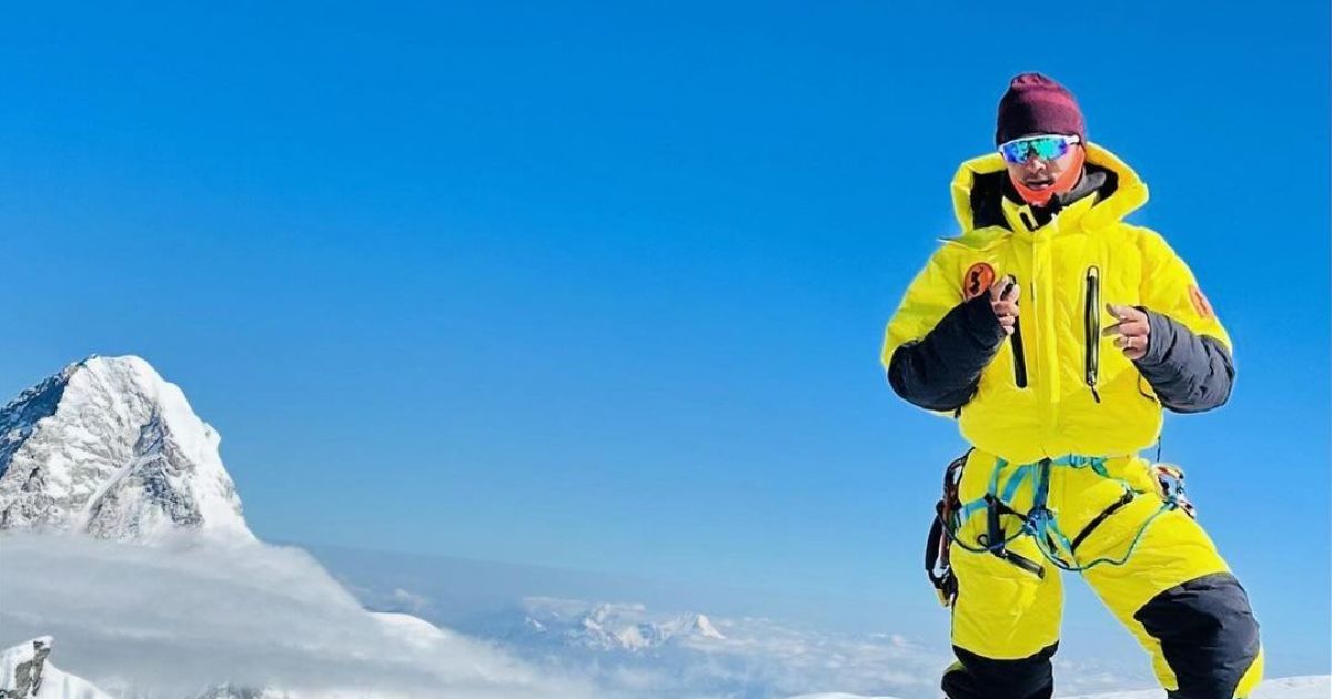 Тензи Шерпа на горе К2 / Фото: instagram.com/mt.sherpa