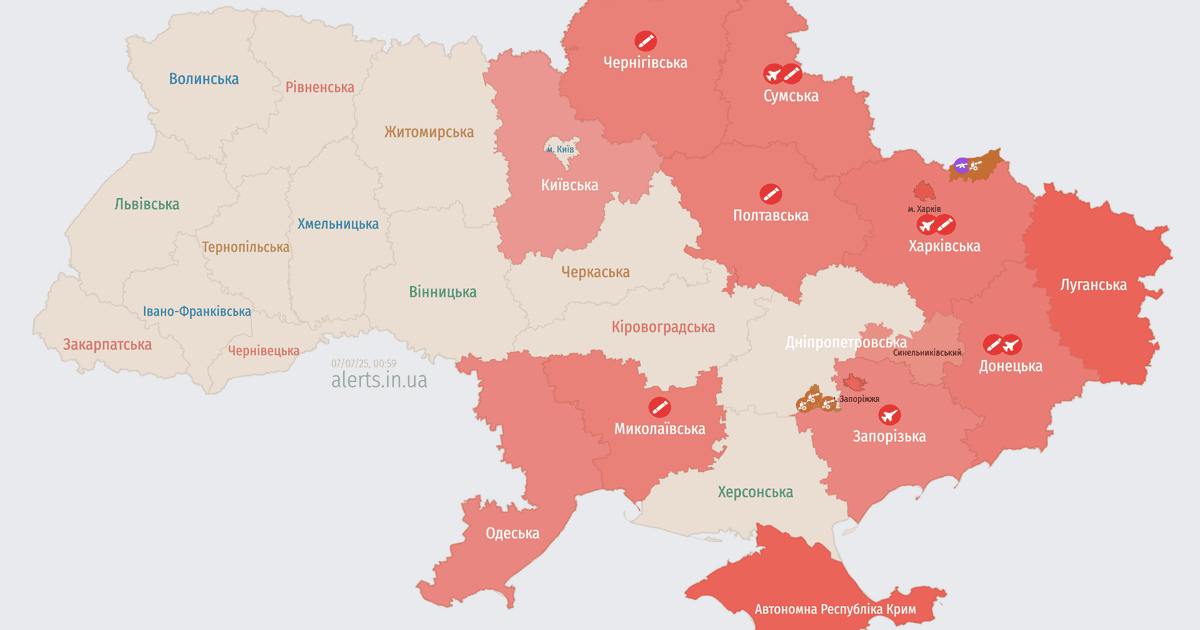 Мапа тривог