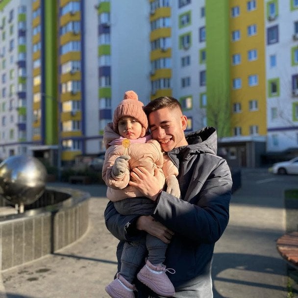 Роман Сасанчин з донькою / © instagram.com/sasanchyn_official