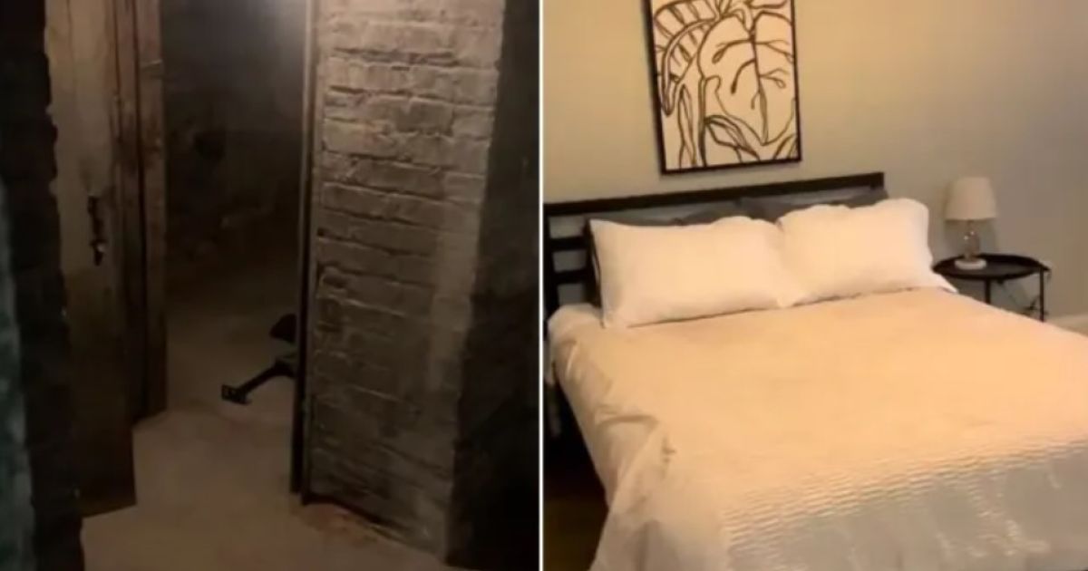 Гості Airbnb знайшли у помешканні приховану кімнату / Фото: TikTok/@notxh2