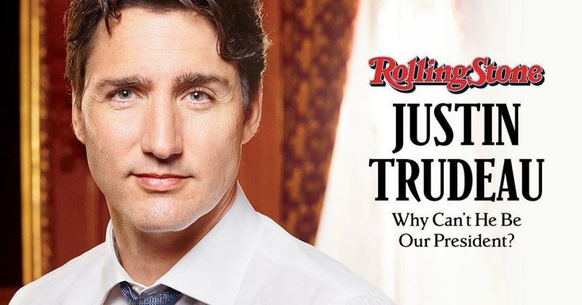 "Чому він не наш президент?" Трюдо з'явився на обкладинці американського Rolling Stone