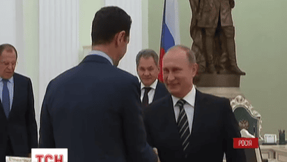 Башар Асад несподівано приїхав до Москви
