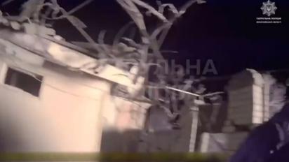 В МВД показали первые кадры удара по Николаеву