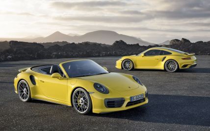 Porsche представила рестайлинговые спорткары 911 Turbo и Turbo S