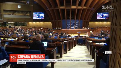 ПАСЕ призвала Россию не прятать от следствия главного свидетеля сбивания МН17 Владимира Цемаха