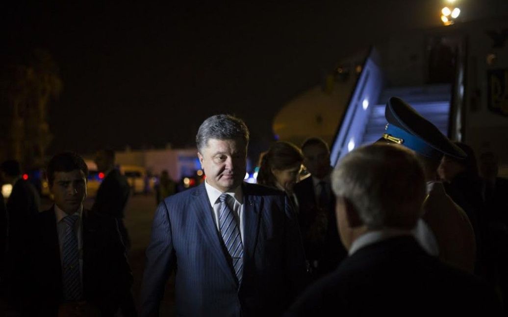 Президент України Петро Порошенко разом з дружиною прибули до Ізраїлю / © Сайт президента України