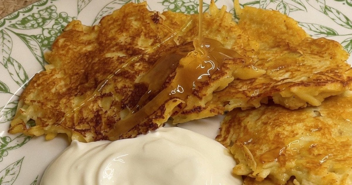 Яблучні оладки tiktok.com/@ptashka.oly