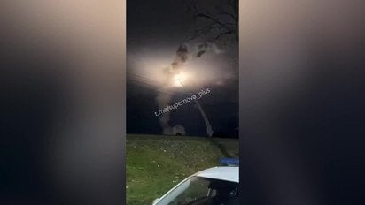 Атаку дронів на Краснодарський край зняли на відео