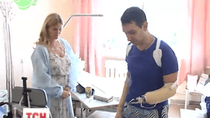 У раненого бойца, который потерял конечности, родилась дочь