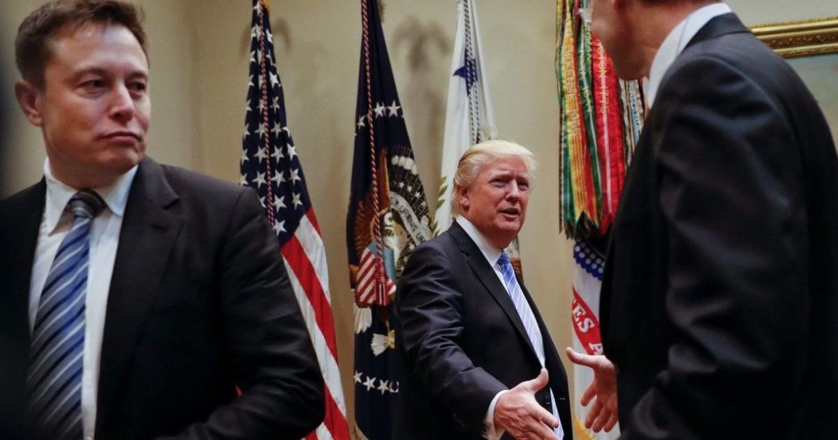 Ілон Маск та Дональд Трамп