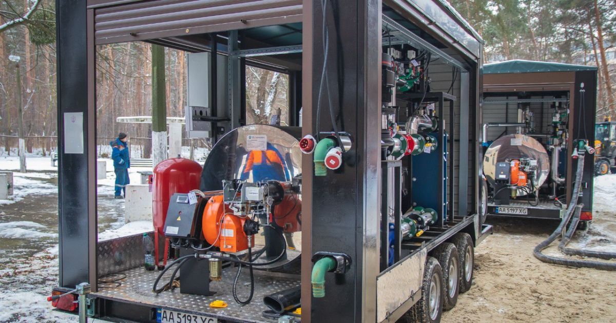 У Києві підготували пересувні котельні