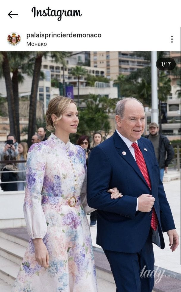 Княгиня Шарлін та князь Альбер II / © Instagram княжої родини Монако
