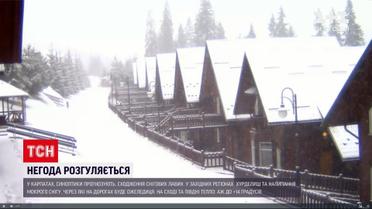 Погода в Україні: вночі через снігопад без світла залишилися 90 населених пунктів