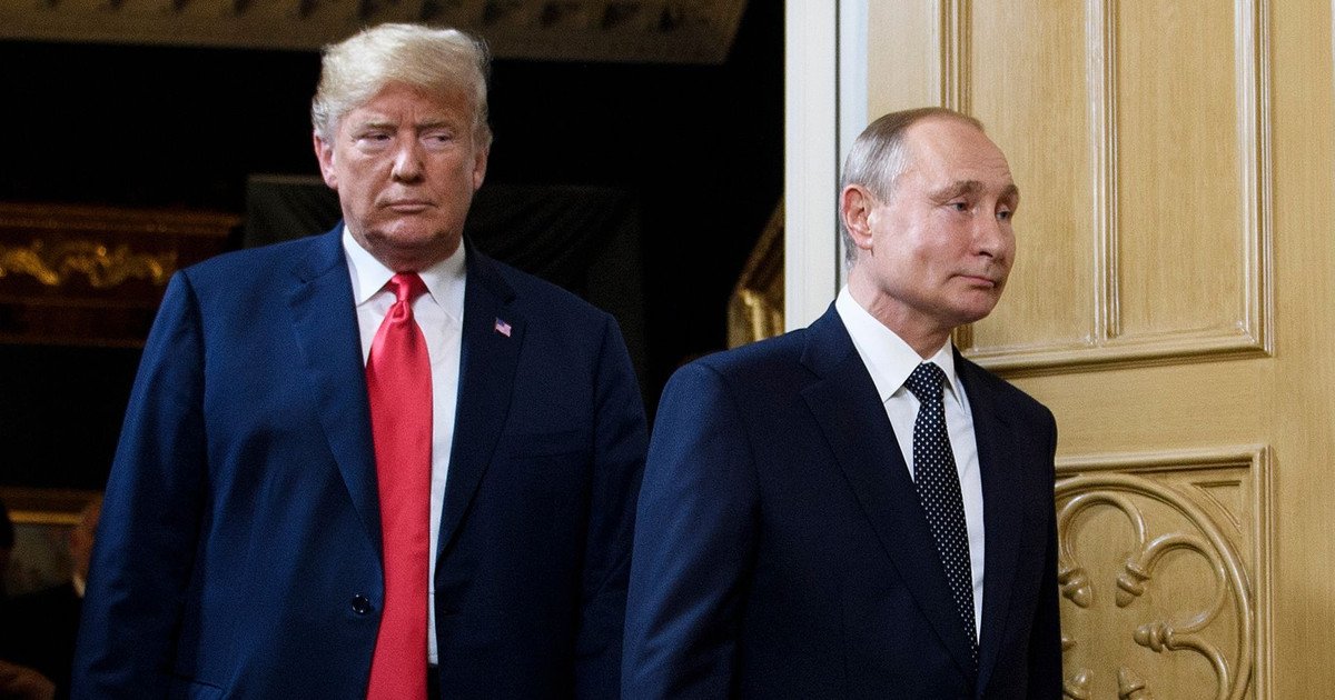 Дональд Трамп і Володимир Путін.