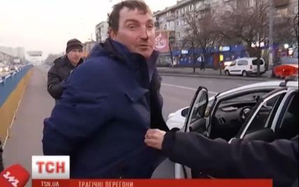В Киеве пьяный водитель, убегая от полиции, сбил парня на пешеходном переходе