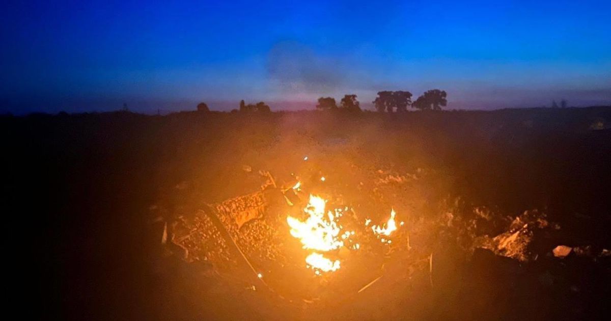 Кадри нічного обстрілу Київщини 29 травня
