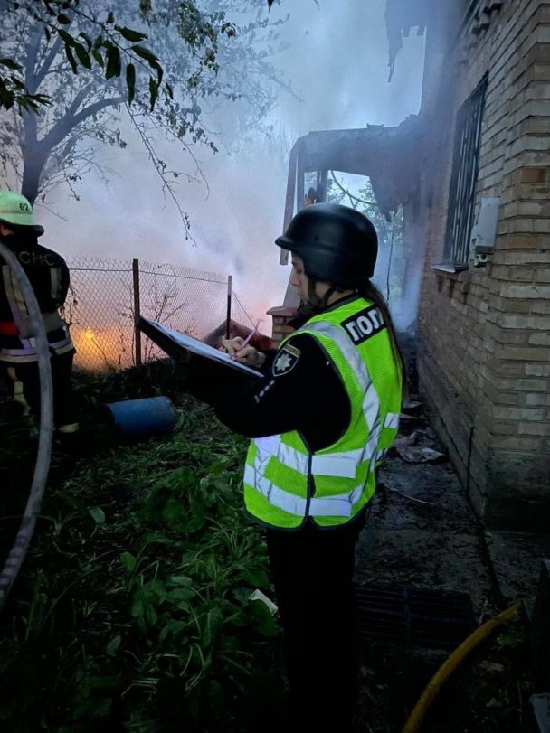 Кадри нічного обстрілу Київщини 29 травня / © Андрій Нєбитов