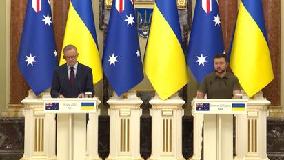 Брифинг 3 июля президента Украины Зеленского и премьера Австралии Албенизи