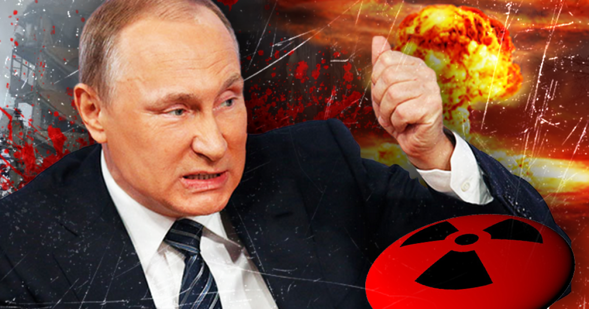 Путін грається з ядерною кнопкою / колаж ТСН.ua