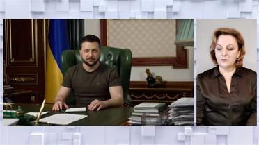 Звернення Володимира Зеленського вранці 61-го дня війни (жестовою мовою)