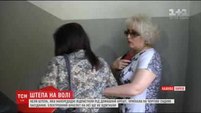 Неля Штепа прибыла в зал суда на высоких каблуках и рассказала о плохом самочувствии