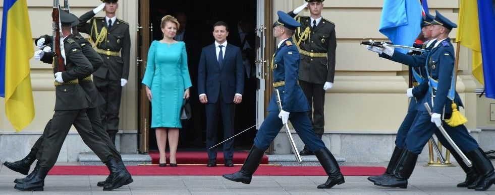 В Киеве началась встреча Зеленского с президентом Словакии