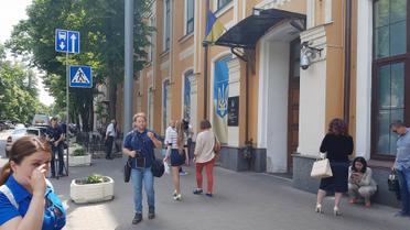 У Вищому адмінсуді в Києві переплутали пожежу із замінуванням / © ТСН