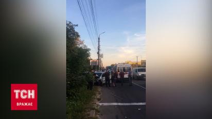 В Боярке произошло масштабное ДТП с участием пяти автомобилей