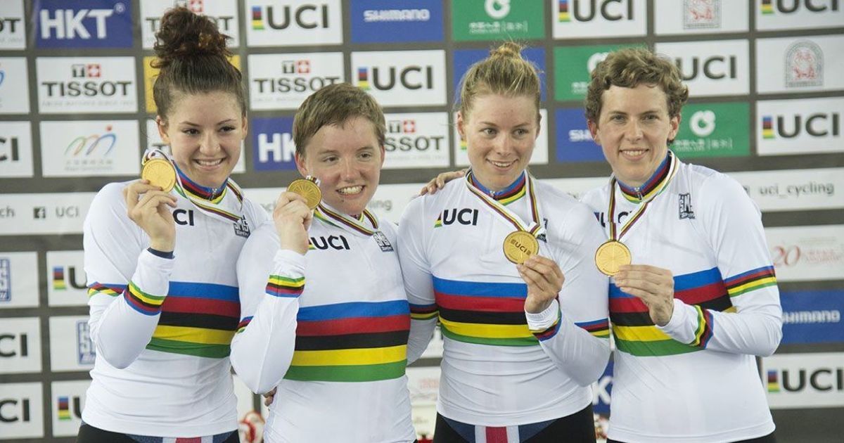 Келлі Кетлін (друга ліворуч). Фото - twitter.com/usacycling
