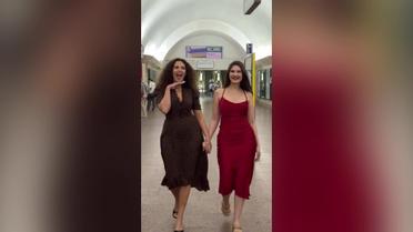 Настя Каменських прогулялася Хрещатиком і показалася в метро