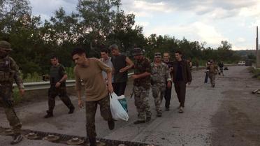 Из плена боевиков освободили 10 пленников. / © Ирина Геращенко/Facebook