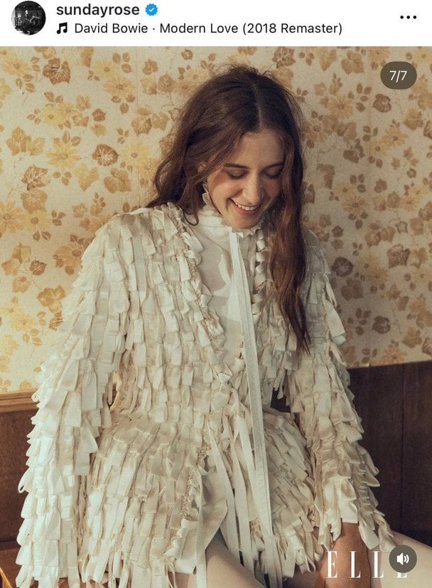Сандей Роуз Кідман-Урбан в ELLE Australia, фото: instagram.com/sundayrose
