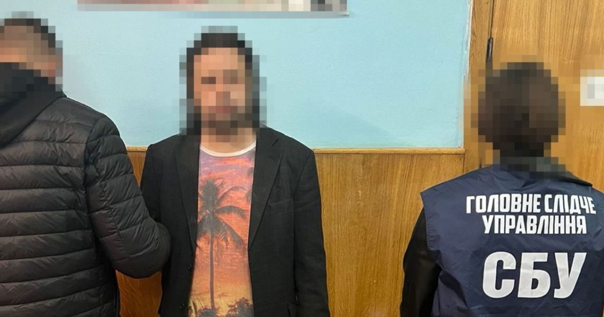 Задержанный пророссийский агитатор