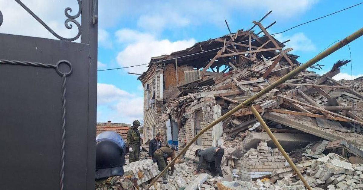 Наслідки удару по окупантах у Скадовську 9 листопада / Фото: Сергій Братчук