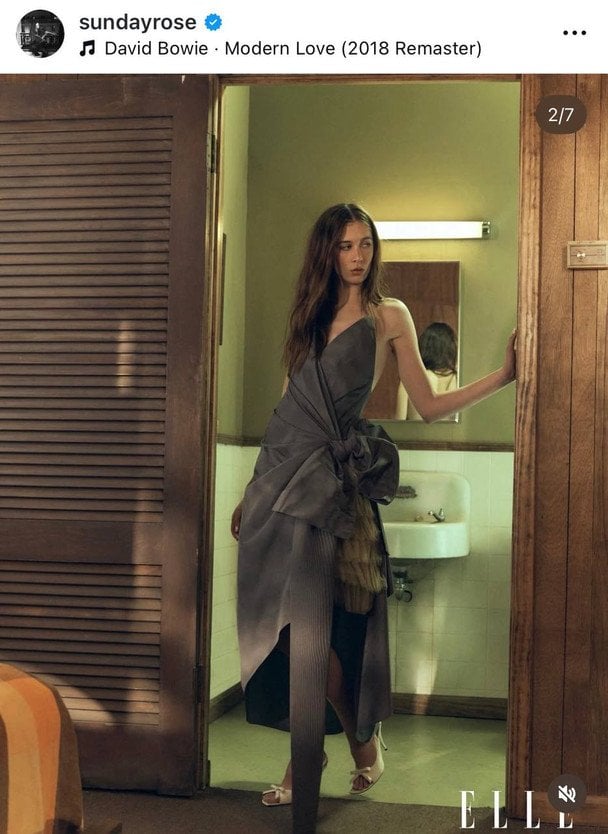 Сандей Роуз Кідман-Урбан в ELLE Australia, фото: instagram.com/sundayrose