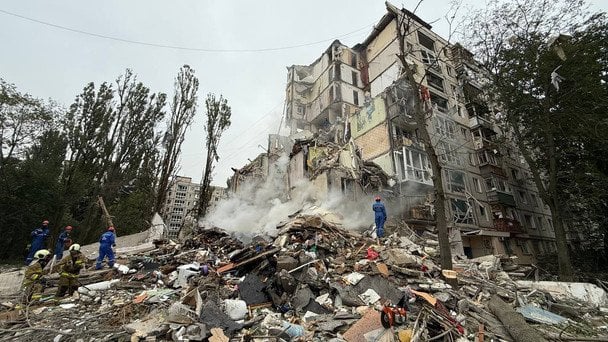 Последствия российского удара по Киеву 31 июля: одна погибшая и 27 раненых (фото)