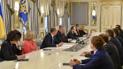 Порошенко на встрече с главами фракций ВР