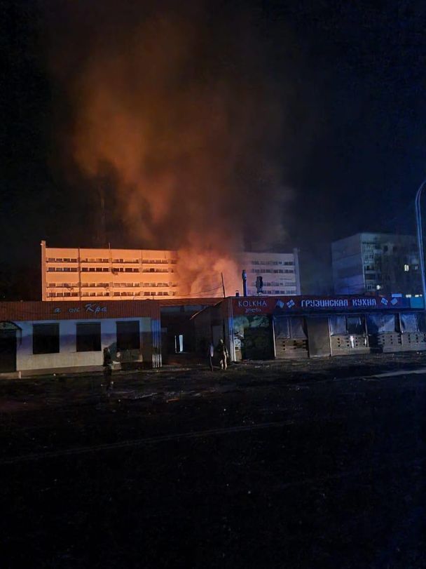 Наслідки атаки дронами по Харкову ввечері 30 січня / © Олег Синєгубов