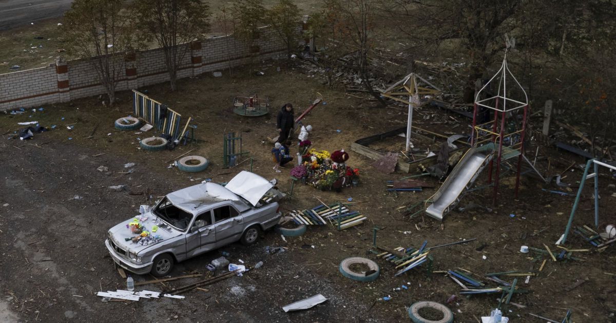 Последствия ракетного удара по Грозе.