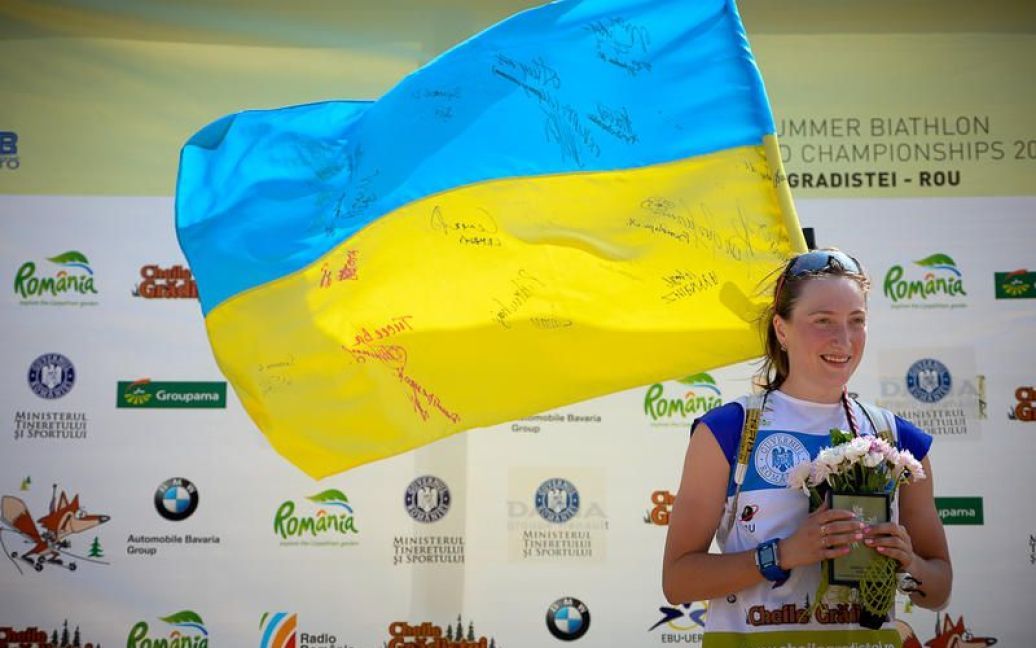 Биатлонистка Ольга Абрамова стала чемпионкой мира / © biathlonworld