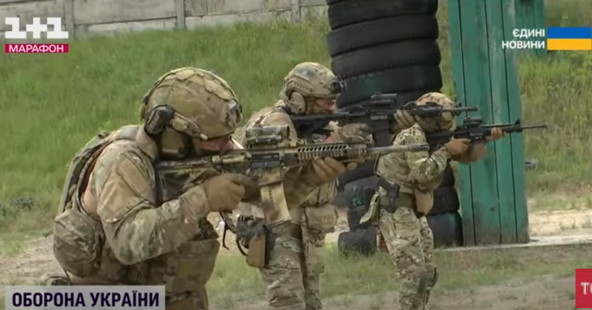 Обучение бойцов ЦСО "А" СБУ