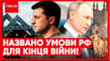 Умови Росії для закінчення війни проти України