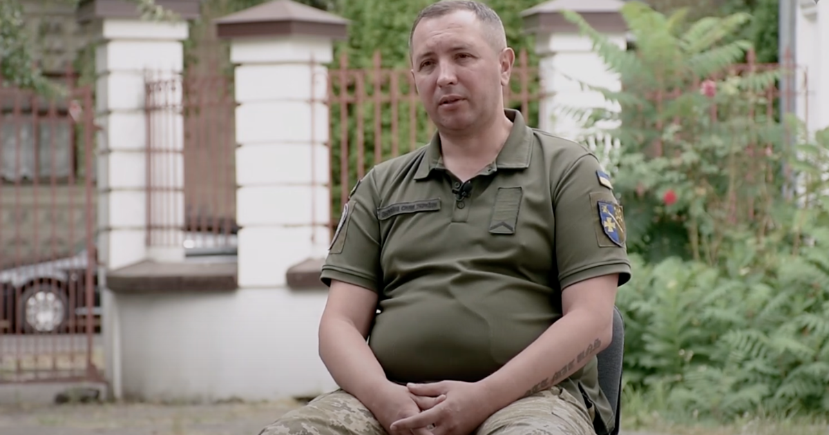 Служащий роты охраны Полтавского городского ТЦК и СП Александр Мацько/Скриншот с видео