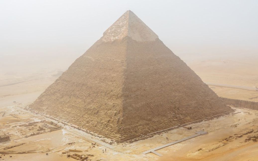 С вершины Великой пирамиды открываются великолепные пейзажи. / © andrejcie.com
