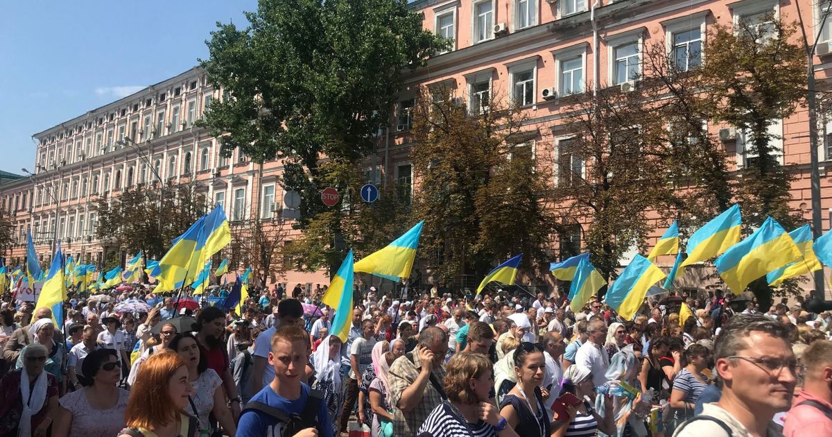 Крестный ход УПЦ КП