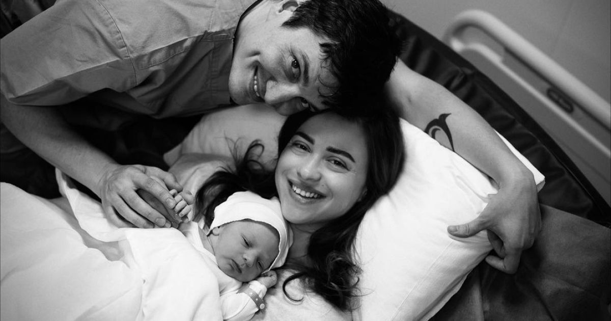 Виктория Маремуха с мужем и сыном