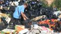 Россияне собирают продукты после утилизации