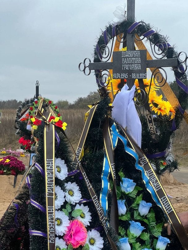 Могила Валентини Підвербної. Фото: О.Тунік-Фриз